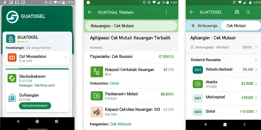 Tampilan antarmuka aplikasi GUATOGEL untuk cek mutasi.