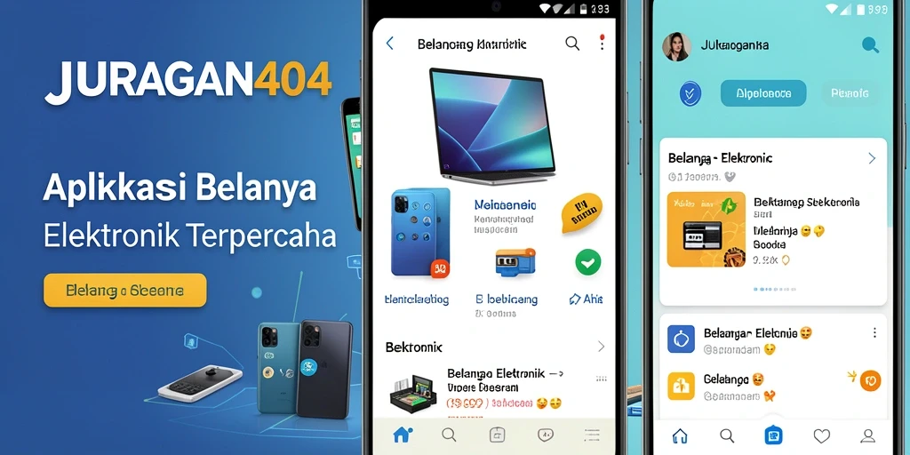 Tampilan antarmuka aplikasi JURAGAN404 yang menarik dan praktis.