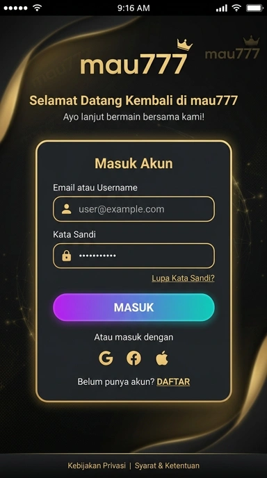 Masuk ke Akun mau777 Anda dengan Mudah dan Cepat